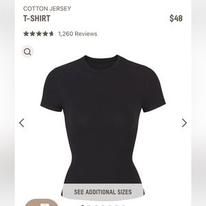 Skims Cotton Jersey Tshirt